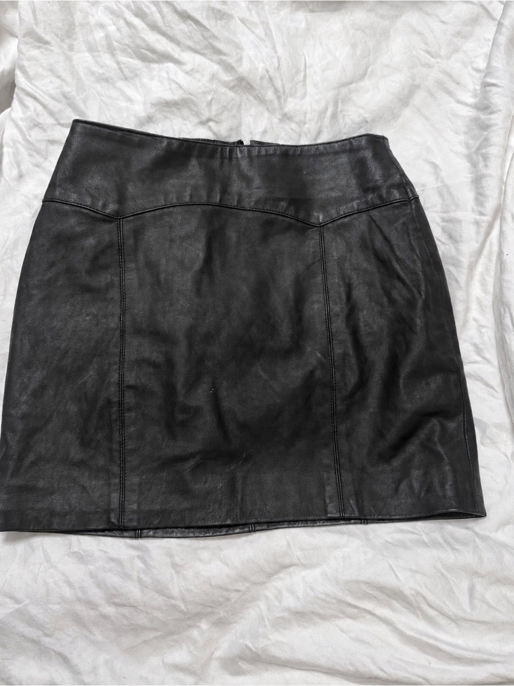 Capulet Genuine Leather Mini Skirt XS Black - Picture 4 of 13